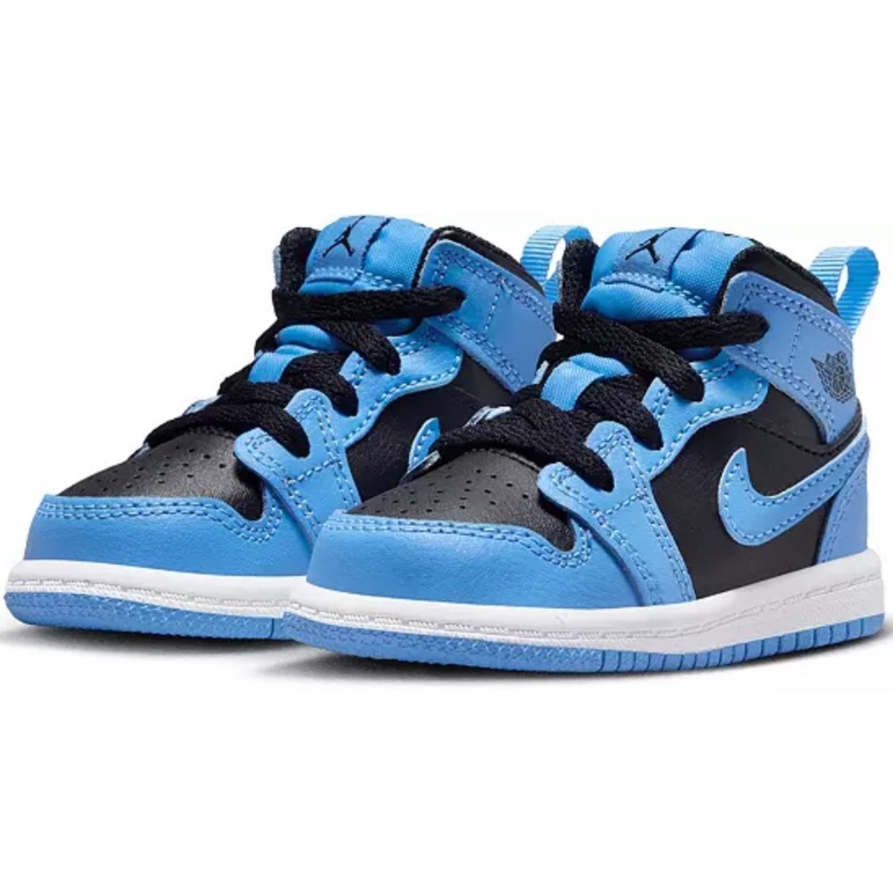 Jordan Toddler Air Jordan 1 Mid Basketball University Blue/ Bleu Carolina
